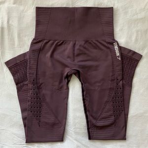 Gymshark Purple Fitted Workout Leggings